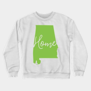 Alabama Home in Green Crewneck Sweatshirt